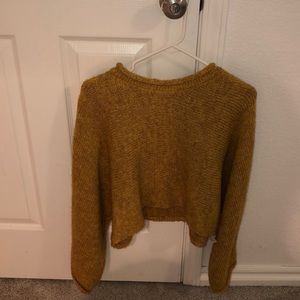 Topshop cropped sweater